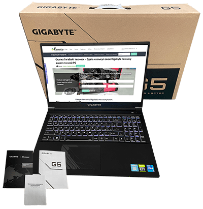 Скупка ноутбуков Gigabyte быстро дорого в Минске цена